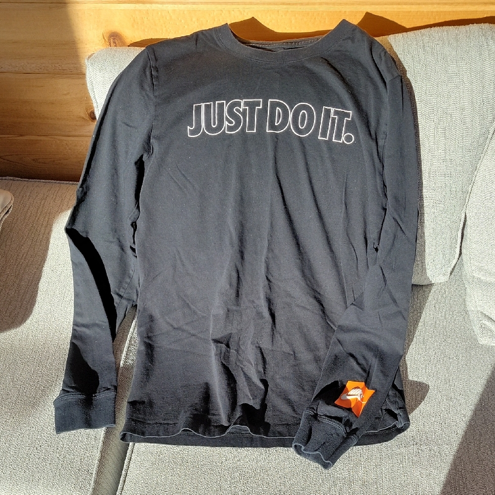 Nike Black Long Sleeve Shirt, Sz S
